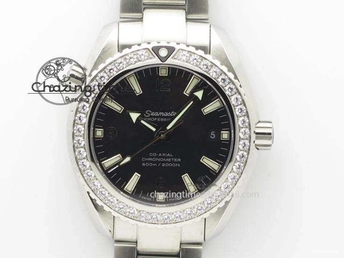 0421 FlexibleFit Aqua Terra 150M SS VSF 1:1 Best Edition Black Wave Textured Dial RG Hand on SS Bracelet A8500 Super Clone 8032